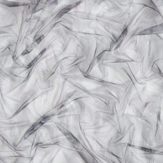 JF Fabrics SILHOUETTE 57 Fabric Abstract Purple, Mauve  Wide Width, Sheer - 8933757 J9001