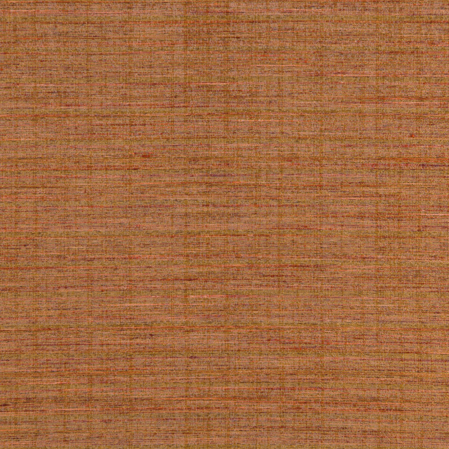 Rust-orange woven fabric texture with subtle horizontal stripes and a soft, silk-like feel.