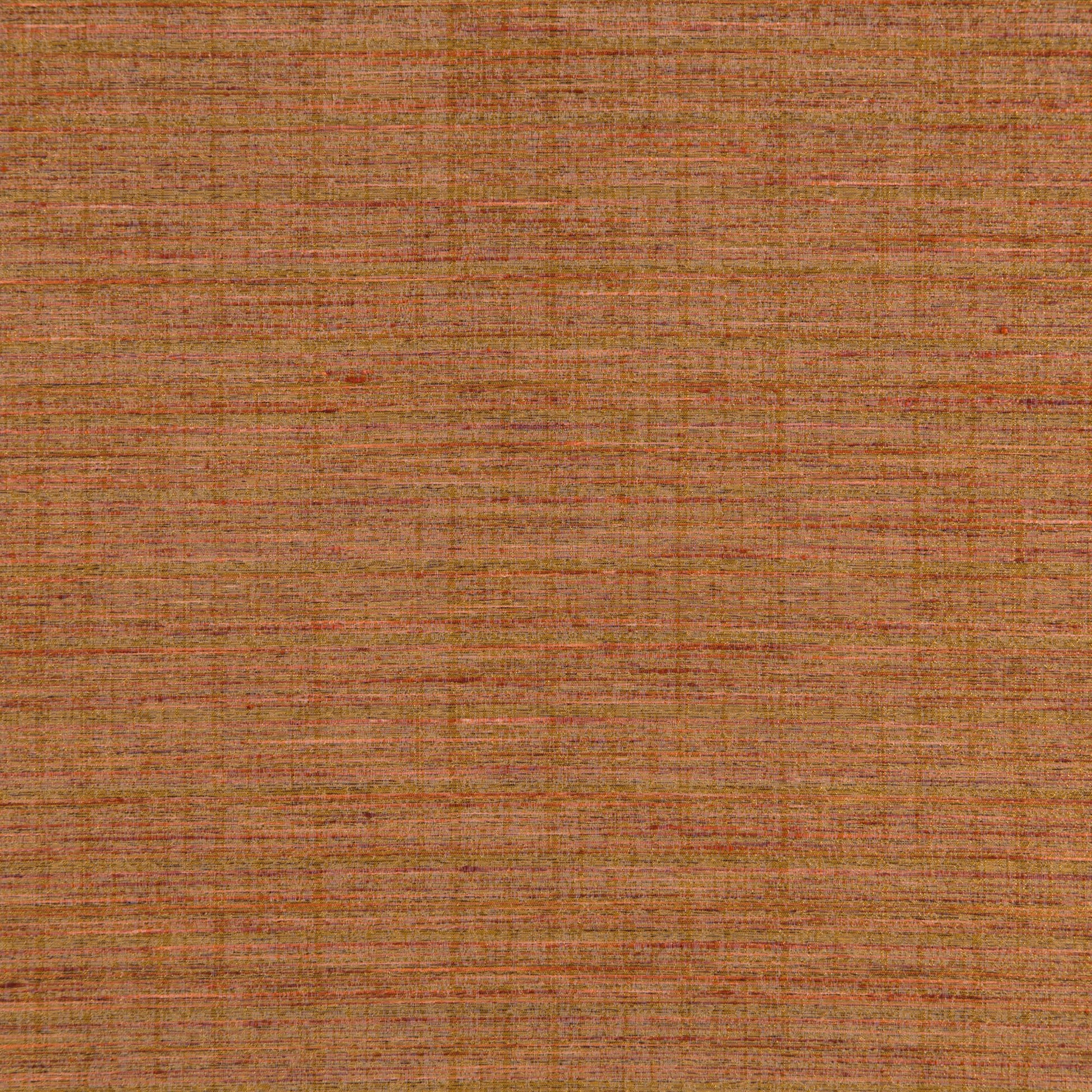 Rust-orange woven fabric texture with subtle horizontal stripes and a soft, silk-like feel.