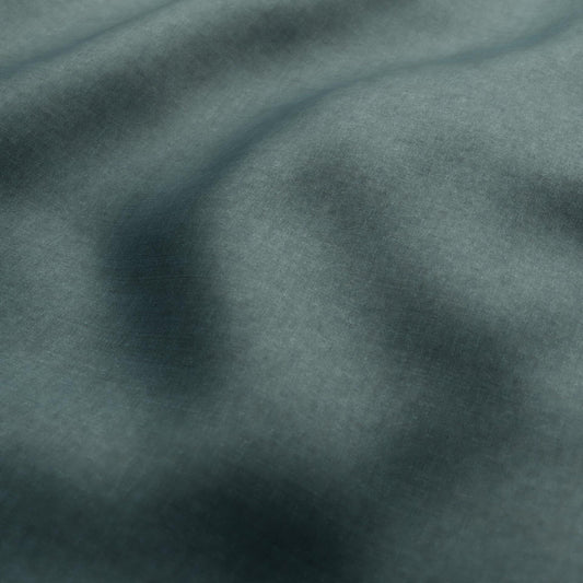 JF Fabrics FibreGuard SILKEN 167 Fabric Contemporary, Plain Blue  Velvet - 807190167 J9371