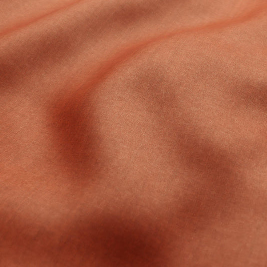 JF Fabrics FibreGuard SILKEN 24 Fabric Contemporary, Plain Orange  Velvet - 8071924 J9371