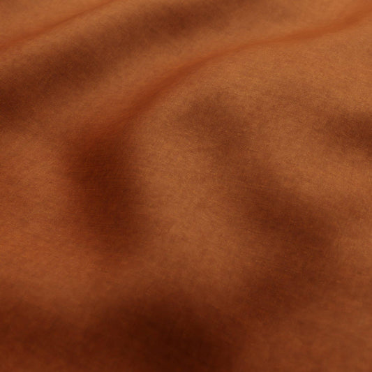 JF Fabrics FibreGuard SILKEN 29 Fabric Contemporary, Plain Orange  Velvet - 8071929 J9371