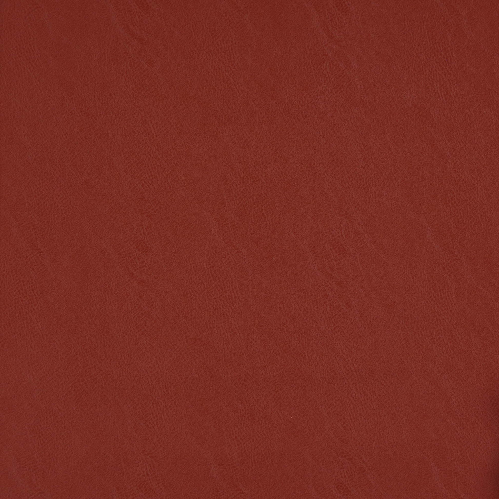 Rust-red leather-textured swatch with subtle grain; warm, sophisticated look for accessories.