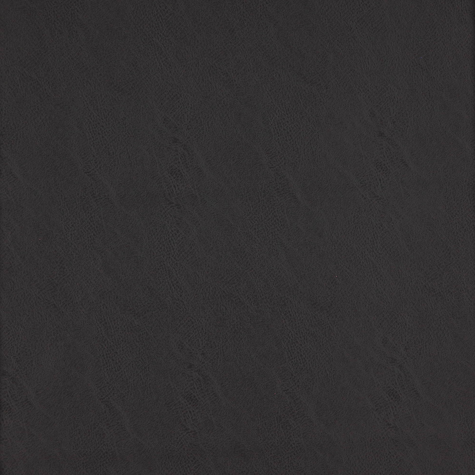 Dark charcoal faux leather texture with fine grain pattern and matte finish.