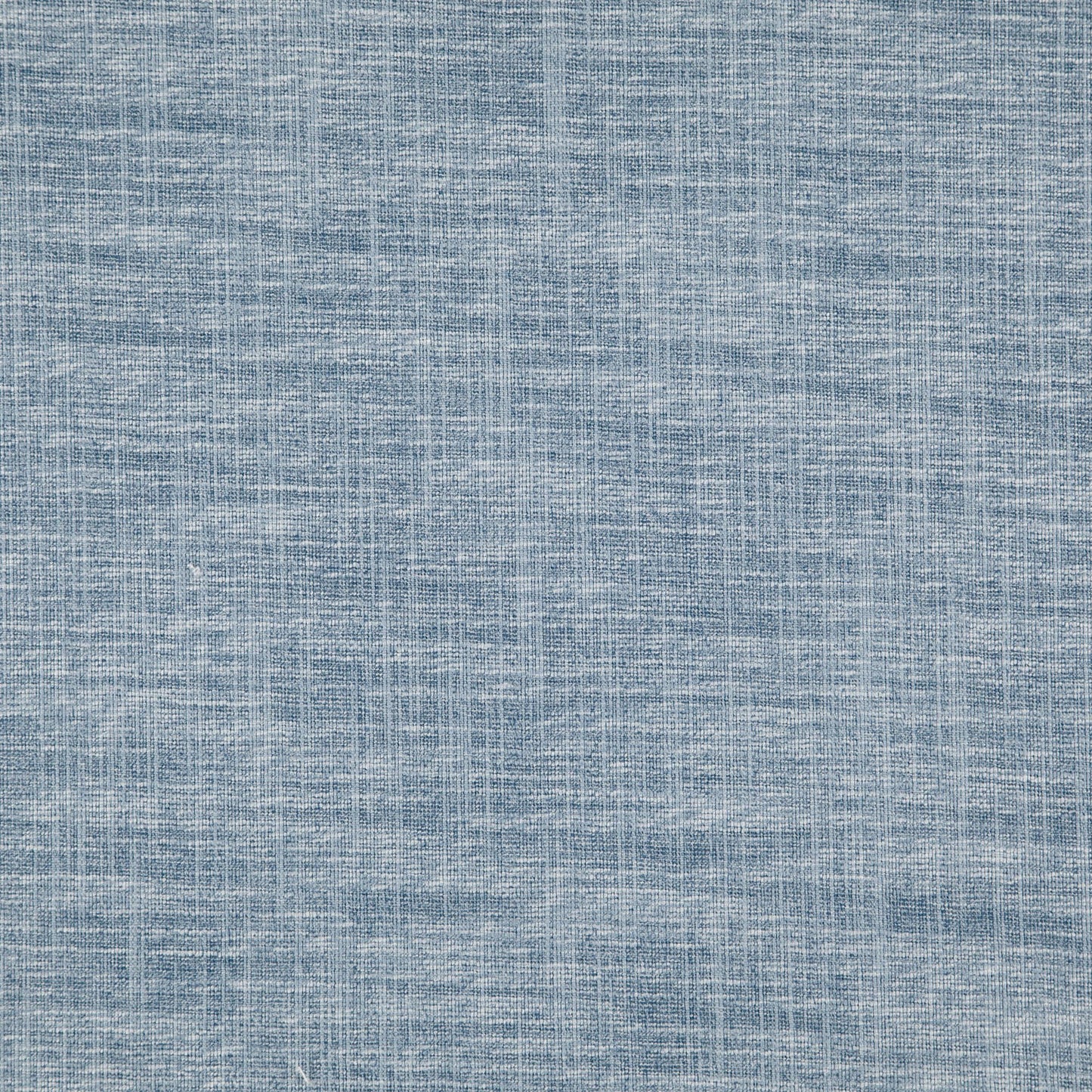 Blue linen-look woven fabric texture with pale crosshatch lines.