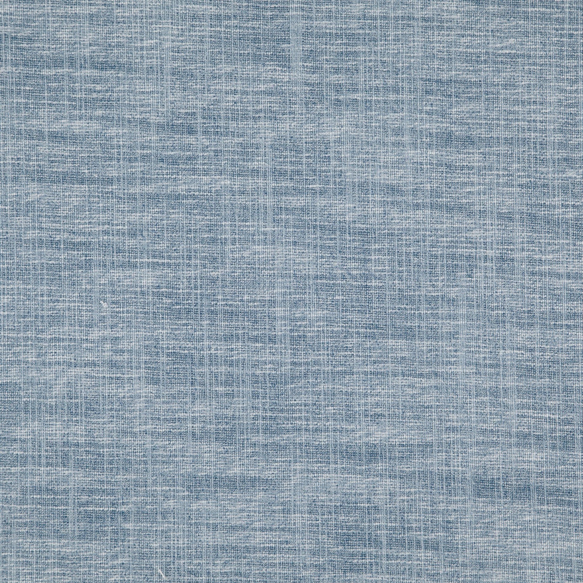 Blue linen-look woven fabric texture with pale crosshatch lines.