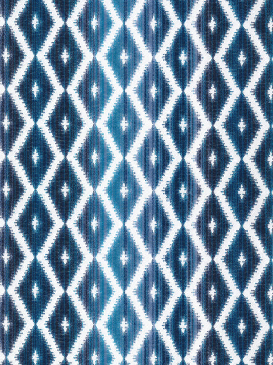 SCALAMANDRE  DIAMANTINA FABRIC BLUE MARINE   - SI 00041316