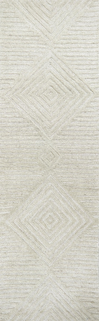 Contemporary rug runner 2' x 8'.