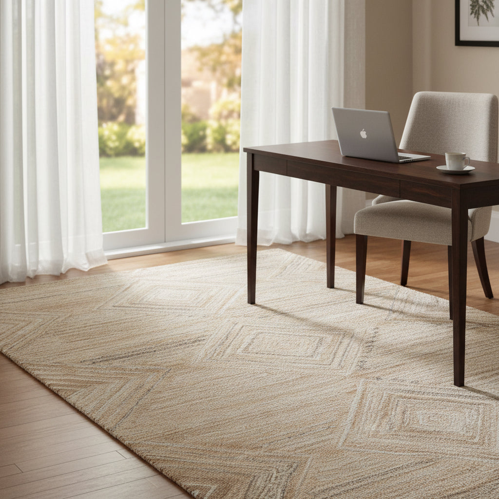 Contemporary rug, 10' x 13'.
