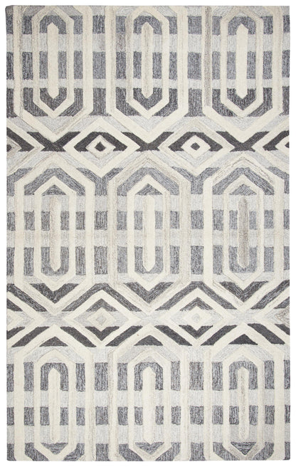 Contemporary rug, 3' x 5'.