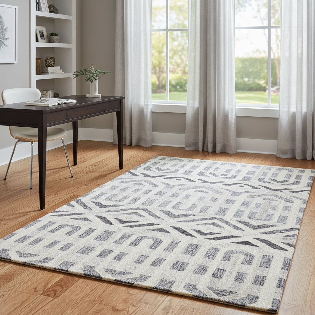 Contemporary rug, 3' x 5