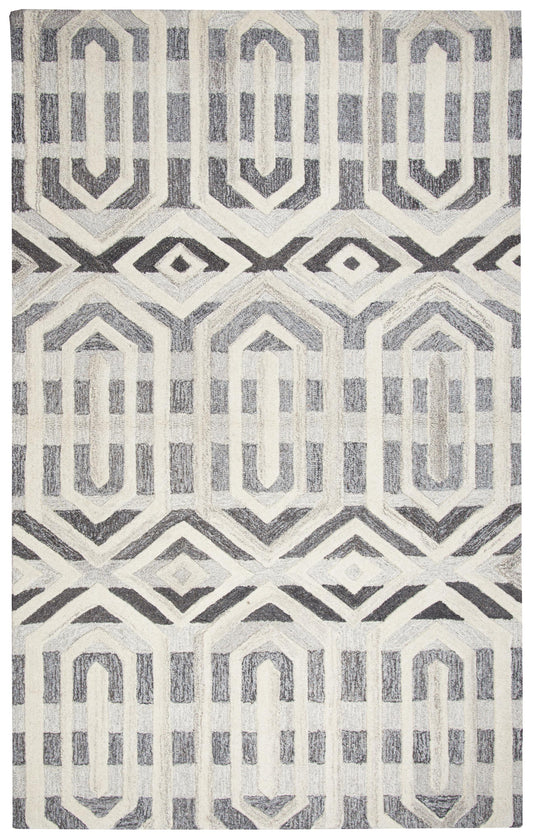Contemporary rug 5' x 8