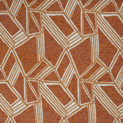 NICHOLASJOHN INC NJ-NAOMIE Tangerine Geometric   Fabric - NJ25-3067