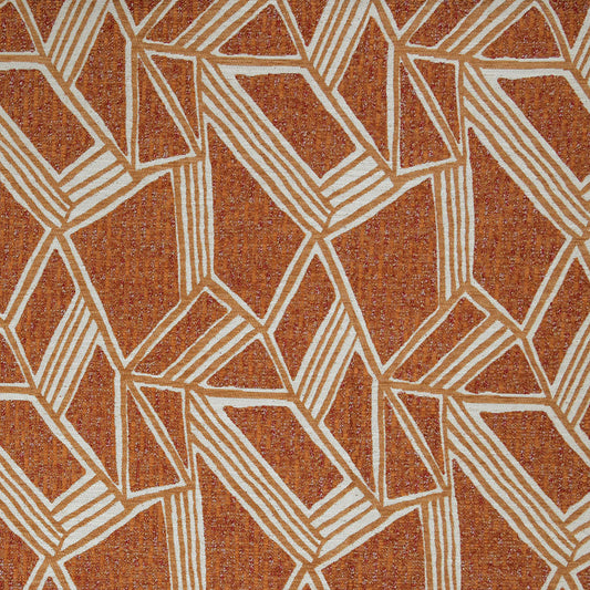 NICHOLASJOHN INC NJ-NAOMIE Tangerine Geometric   Fabric - NJ25-3067