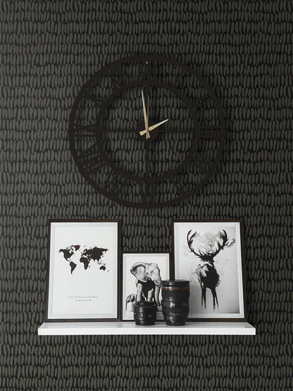 Seabrook Designs The Simple Life Brushwork Abstract Contemporary Grey Matte  - SL80010