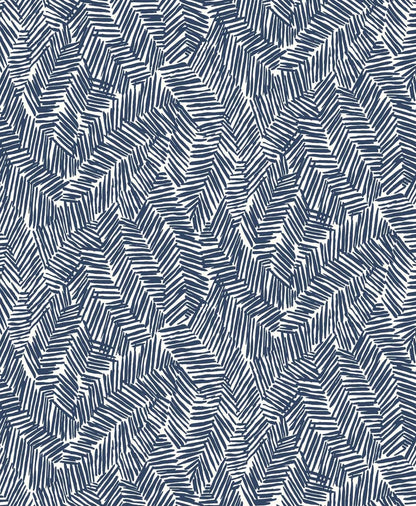 Seabrook Designs The Simple Life Lush Abstract Contemporary Blue Matte  - SL80402