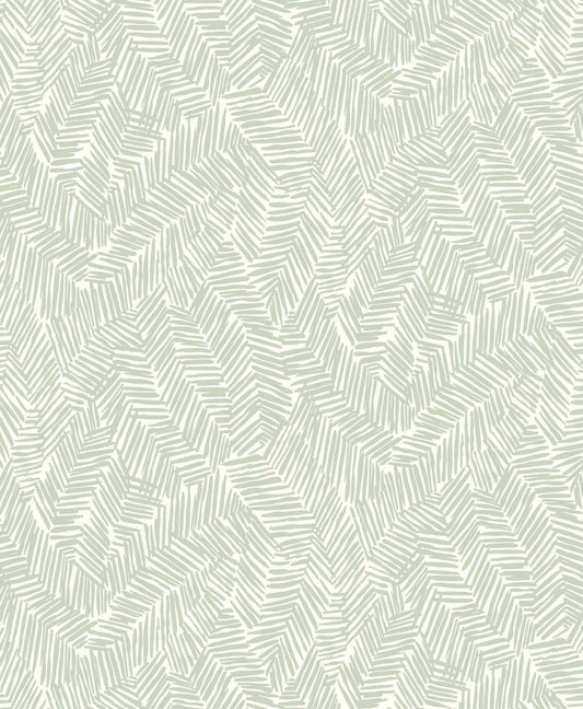 Seabrook Designs The Simple Life Lush Abstract Contemporary Green Matte Sidewall - SL80404