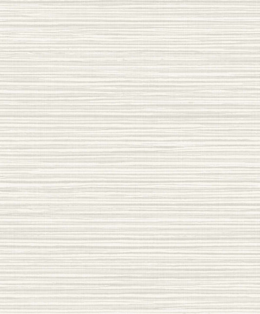 Seabrook Designs The Simple Life Calm Seas Striped Contemporary Off-White Matte Sidewall - SL80900