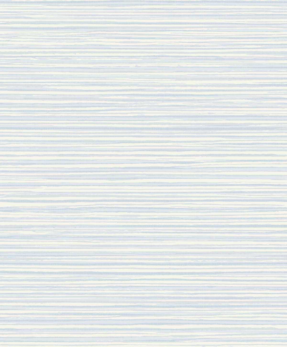 Seabrook Designs The Simple Life Calm Seas Striped Contemporary Blue Matte Sidewall - SL80902