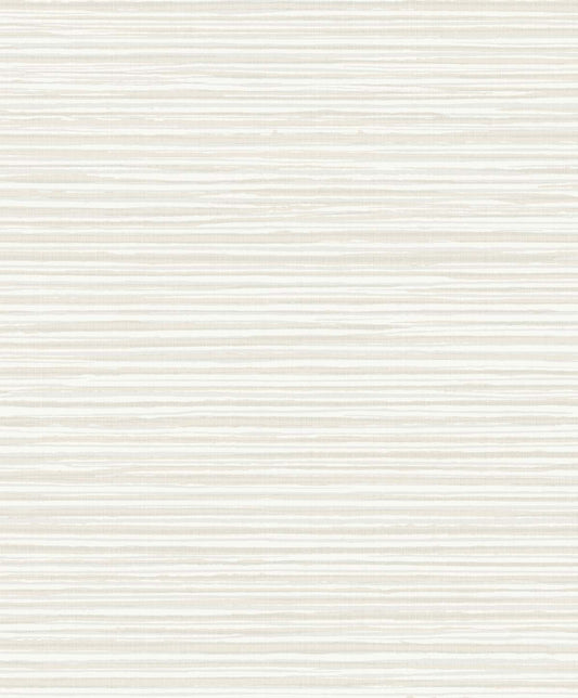 Seabrook Designs The Simple Life Calm Seas Striped Contemporary Beige Matte Sidewall - SL80903