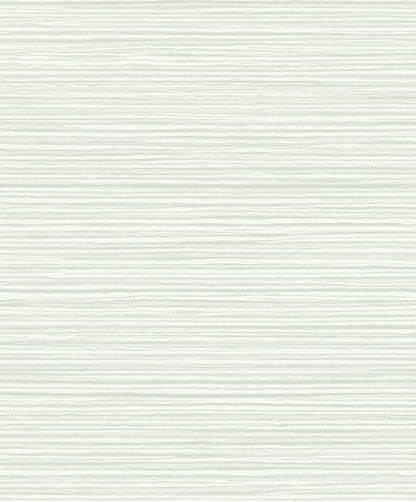 Pale mint fabric pattern with subtle horizontal brush-stroke lines.