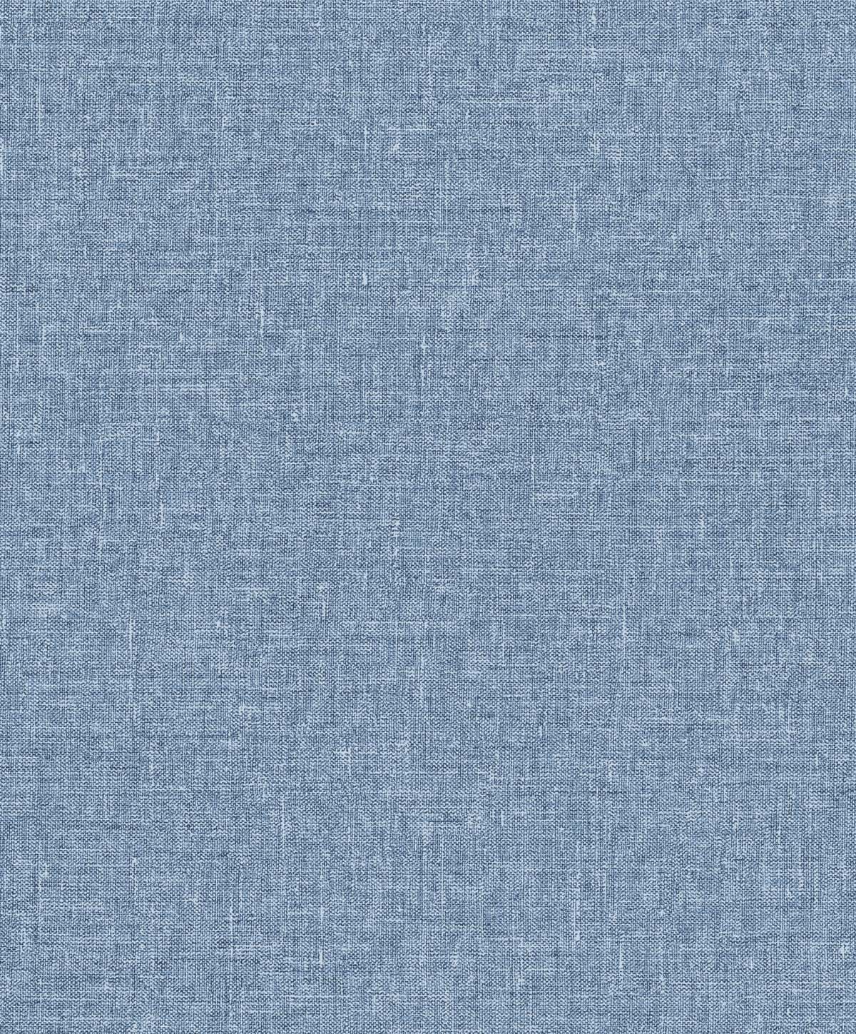 Seabrook Designs The Simple Life Soft Linen Linen Contemporary Blue Matte Sidewall - SL81112