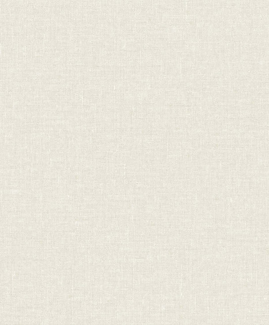 Seabrook Designs The Simple Life Soft Linen Linen Contemporary Off-White Matte Sidewall - SL81117