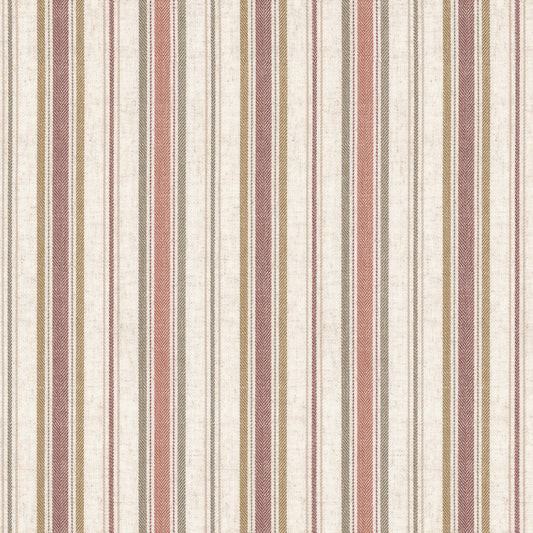 STOUT TEXTILES  MULTIPURPOSE,WOVENS TRADITIONAL, STRIPE RUBY   - SLEE-1