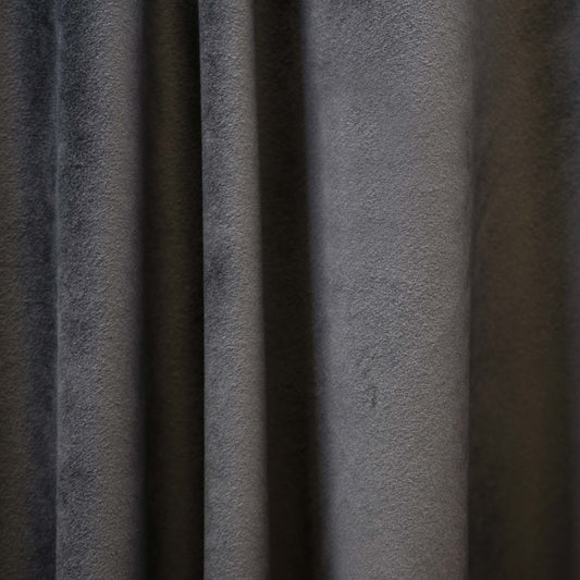 JF Fabrics JF Studio SLICK 95 Fabric Plain Grey  Velvet - 9016795 SJ102