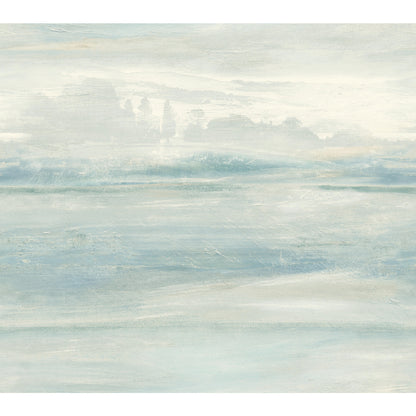 York Wallcoverings Best Sellers Soothing Mists Scenic Blue Wallpaper  Modern and Transitional Blues   - SO2434