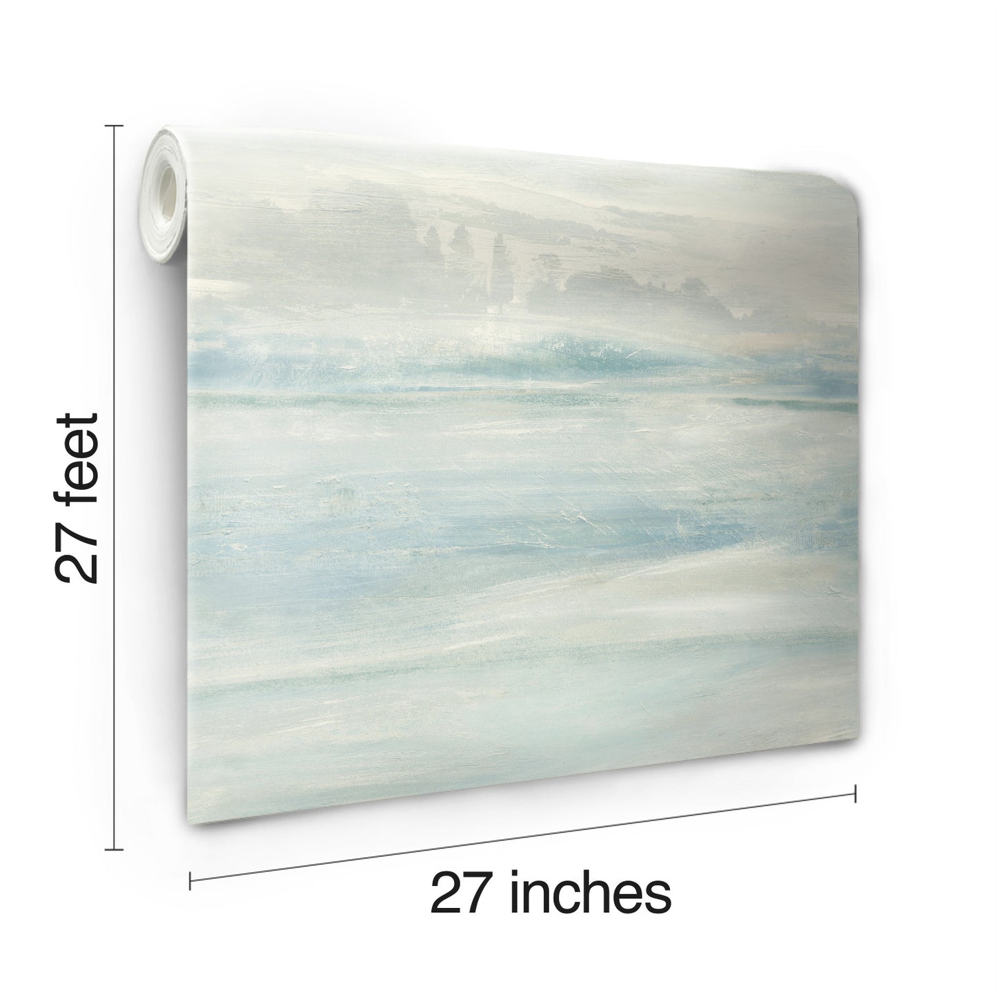 York Wallcoverings Best Sellers Soothing Mists Scenic Blue Wallpaper  Modern and Transitional Blues   - SO2434