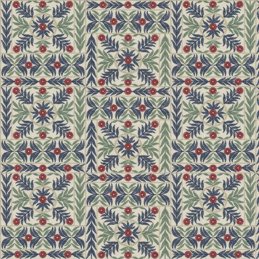 STOUT TEXTILES  MULTIPURPOSE,EMBROIDERIES TRANSITIONAL,, FLORAL AMERICANA   - SONN-1