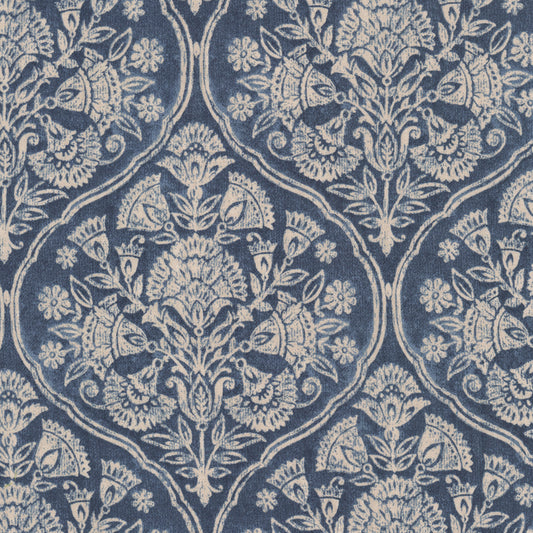 STOUT TEXTILES  MULTIPURPOSE,PRINT TRADITIONAL, FRAME DESIGN COBALT,SAPPHIRE   - SOUF-2