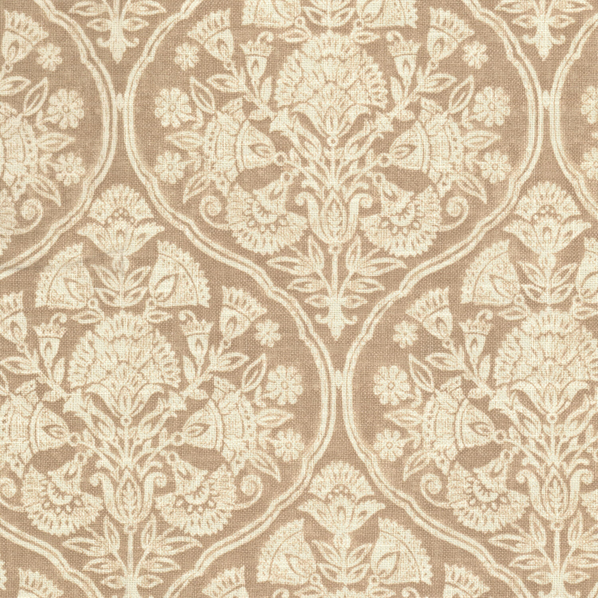 STOUT TEXTILES  MULTIPURPOSE,PRINT TRADITIONAL, FRAME DESIGN TAUPE   - SOUF-3