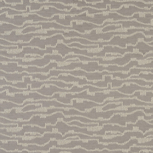 JF Fabrics Crypton Home SOUNDWAVE 35 Fabric Stripe, Contemporary Taupe, Cream  Woven, Jacquard - 8946335 J8921