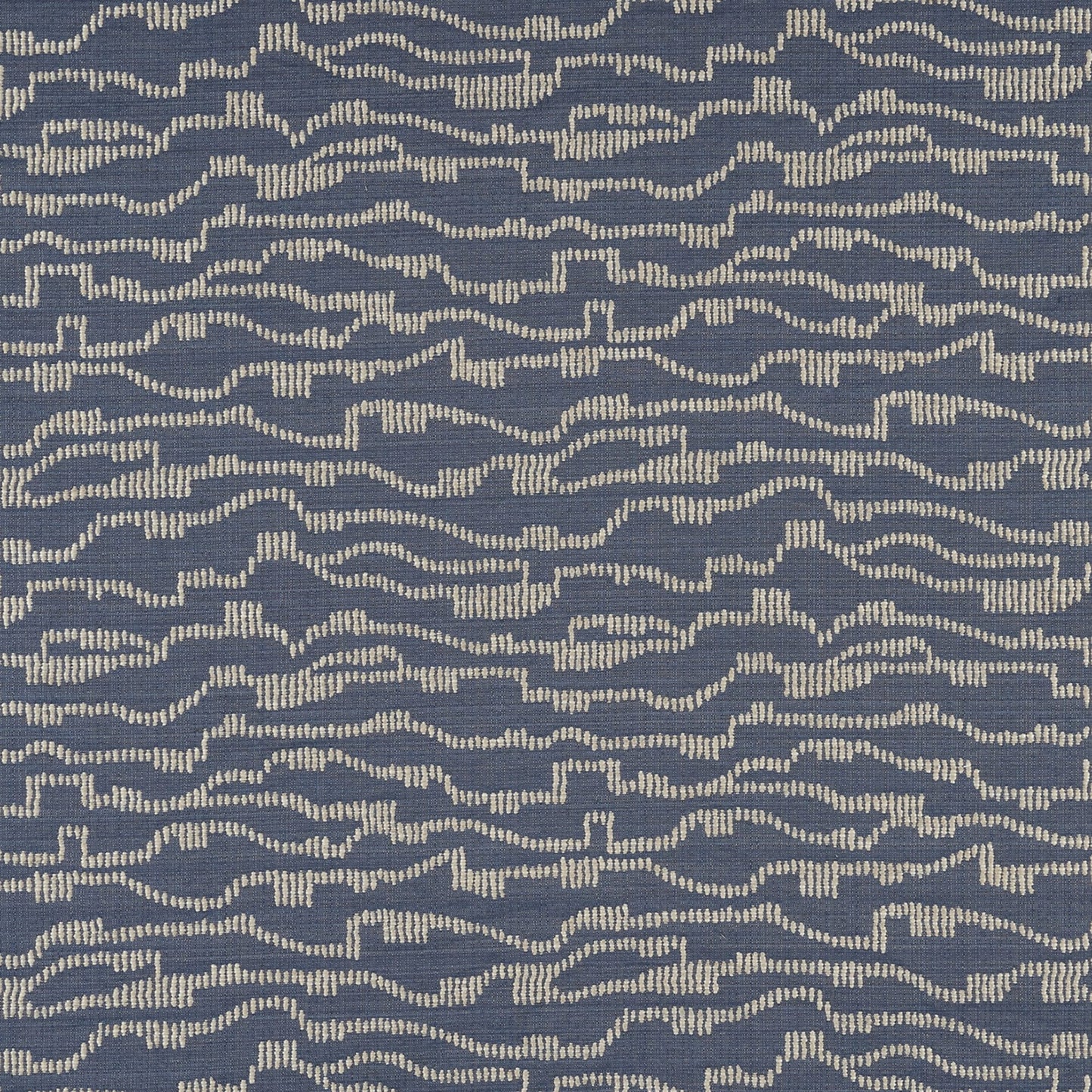 JF Fabrics Crypton Home SOUNDWAVE 67 Fabric Stripe, Contemporary Blue, Cream, Taupe  Woven, Jacquard - 8946367 J8921