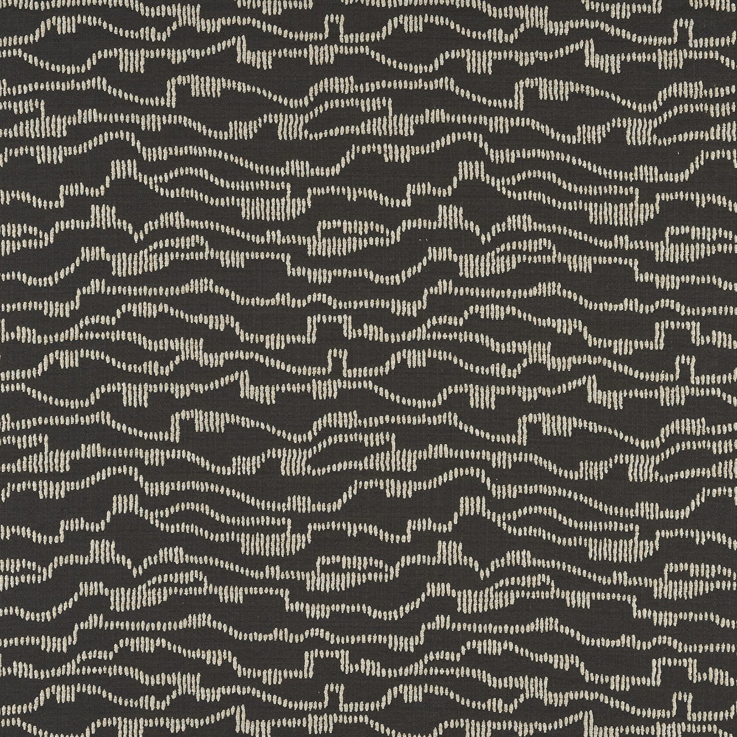 JF Fabrics Crypton Home SOUNDWAVE 97 Fabric Stripe, Contemporary Black, Grey, Cream  Woven, Jacquard - 8946397 J8921