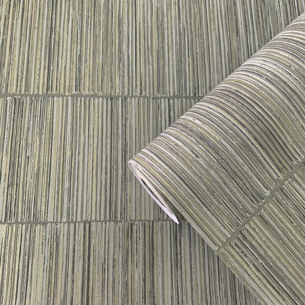 Galerie Wallcoverings Boutique Bamboo Galerie Wallcoverings  Silver Grey   - SP-JA3003