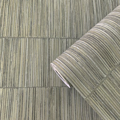 Galerie Wallcoverings Boutique Bamboo Galerie Wallcoverings  Silver Grey   - SP-JA3003