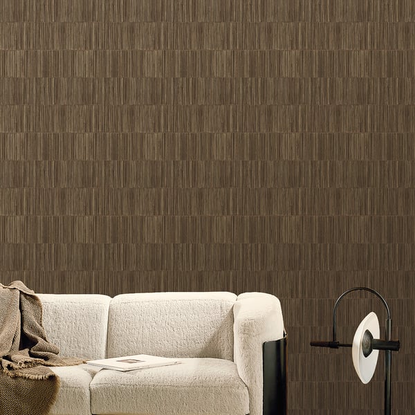 Galerie Wallcoverings Boutique Bamboo Galerie Wallcoverings  Bronze, Brown   - SP-JA3005