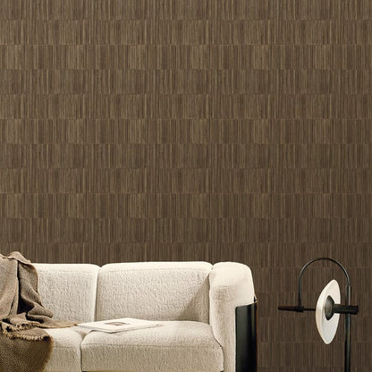 Galerie Wallcoverings Boutique Bamboo Galerie Wallcoverings  Bronze, Brown   - SP-JA3005