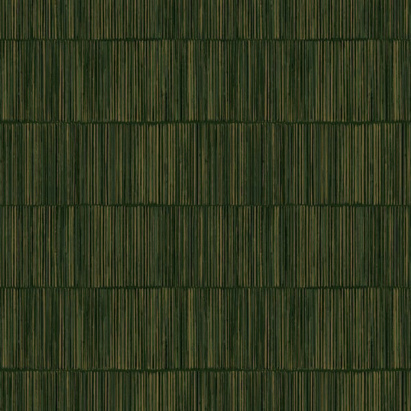 Dark green bamboo slat texture with vertical stripes; rustic tropical wall decor panel.