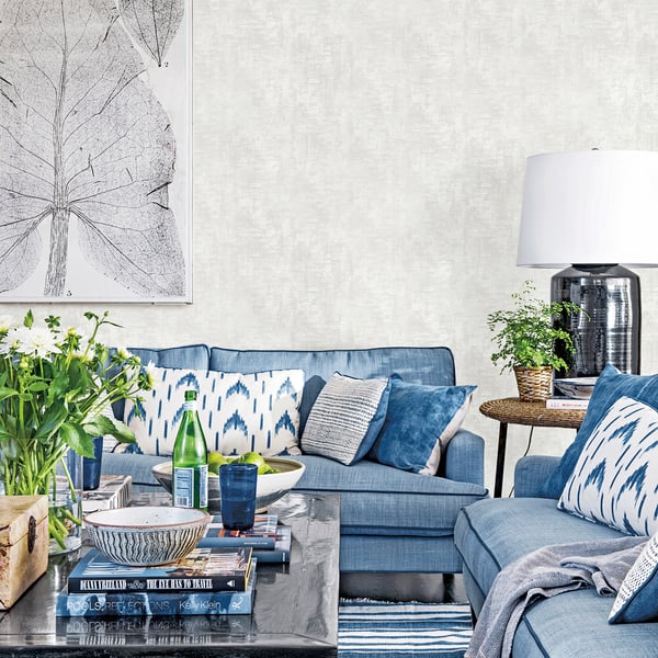 Galerie Wallcoverings Lustre Distressed Galerie Wallcoverings  Cream   - SP-LS5001