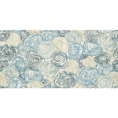 KRAVET BASICS PRINT MODERN BEIGE,BLUE,LIGHT BLUE   - SPIRO.516.0