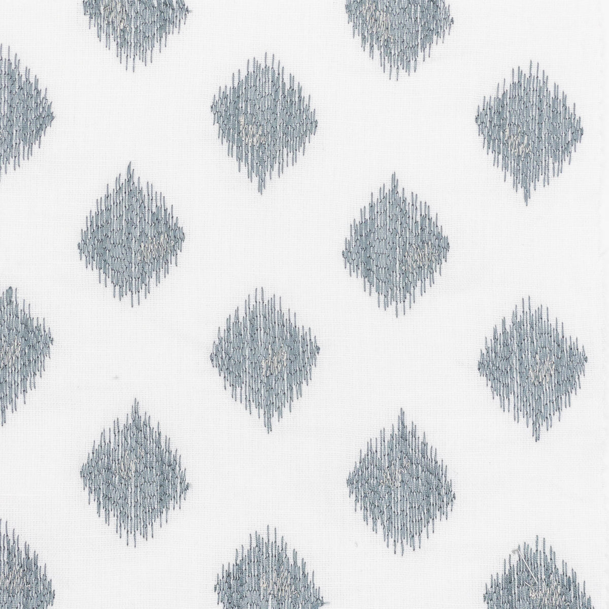 STOUT TEXTILES  DRAPERY,EMBROIDERIES TRANSITIONAL,, DIAMOND NORSE,TEAL   - SPLU-2
