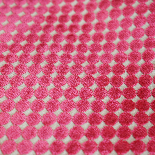 JF Fabrics JF Studio SPOTS 47 Fabric Traditional,Transitional,Contemporary,Dot,Geometric Burgundy,Red  Texture,Velvet - 6000247 SJ101
