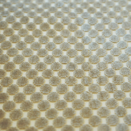 JF Fabrics JF Studio SPOTS 91 Fabric Traditional,Transitional,Contemporary,Dot,Geometric Creme,Beige  Texture,Velvet - 6000291 SJ101