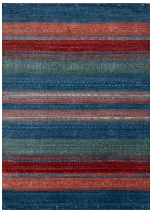 Contemporary rug, 2' x 3'.