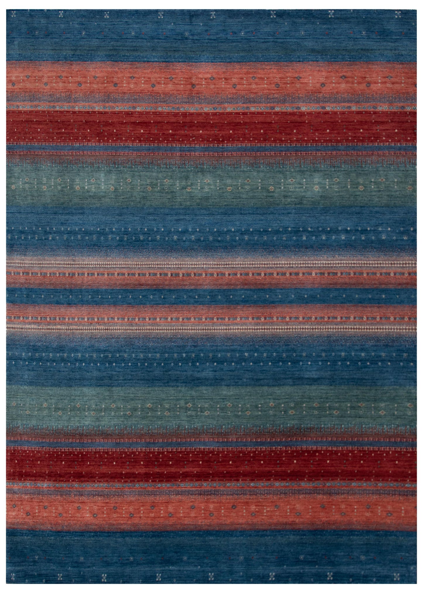 Contemporary rug, 9' x 12'.