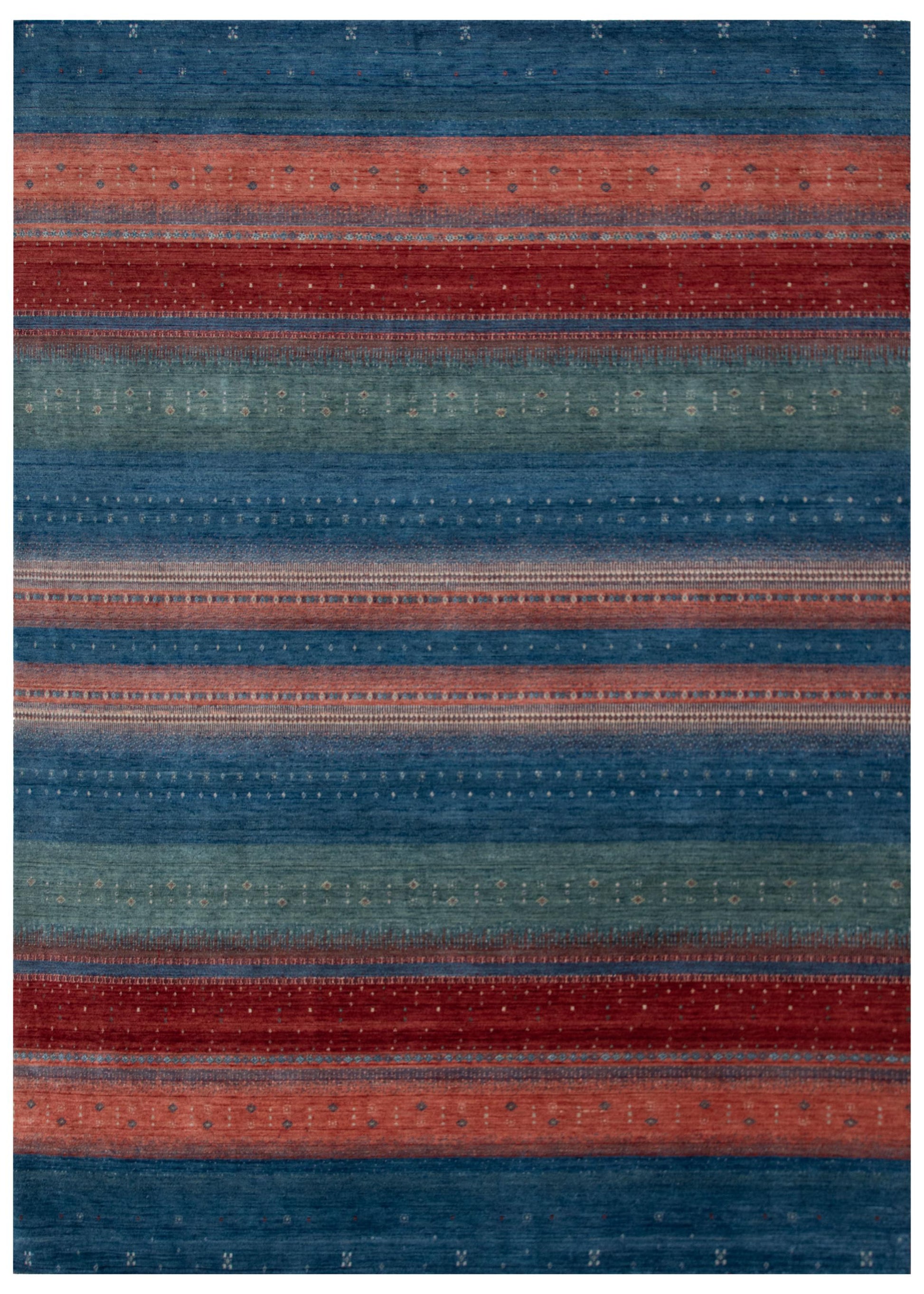 Contemporary rug, 9' x 12'.